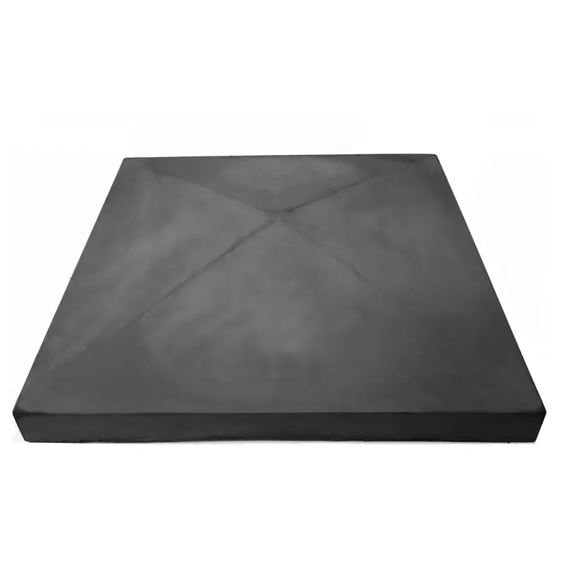 Dark Grey Pier Caps – 370Mm × 370Mm Square By Castle Composites 1