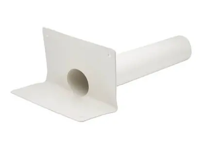 Deks Pvc Round Horizontal Parapet Drain Outlet (50–125 Mm) 1