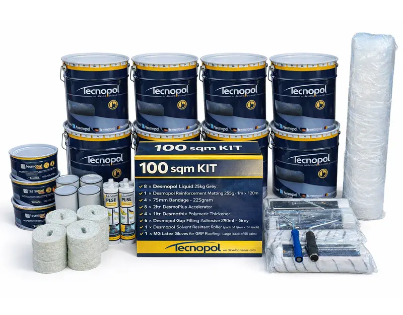 Desmopol Liquid Polyurethane Waterproofing System – 100M² Coverage 1