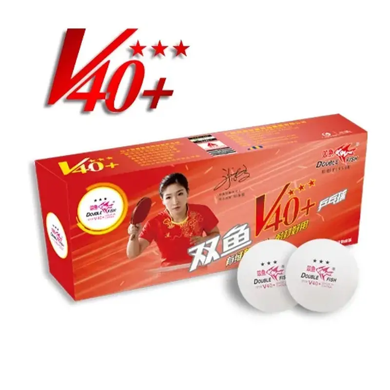 Double Fish V40+ Table Tennis Ball – Ittf-Approved 3-Star Ball Set With Consistent Bounce And Tournament-Grade Durability 1