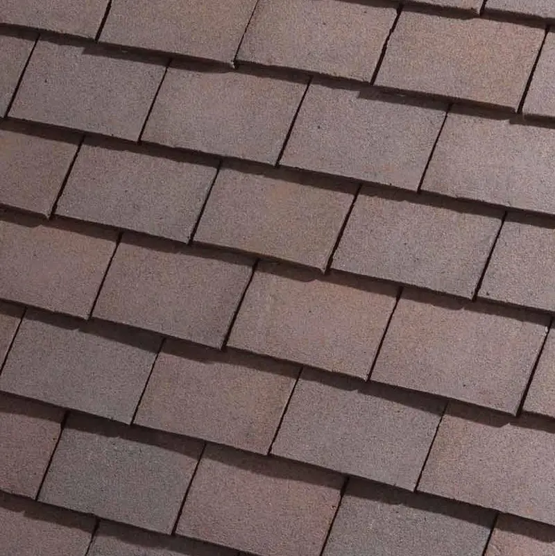 Dreadnought Clay Plain Roof Tile – Classic Handmade Dark Heather Finish 1