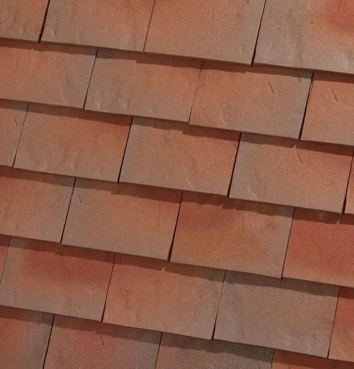 Dreadnought Clay Plain Roof Tile – Warm Rustic Country Brown Tone 1