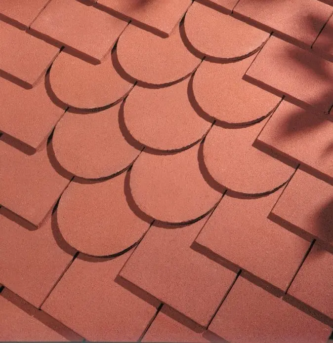 Dreadnought Red Sandfaced Clay Plain Roof Tiles 1