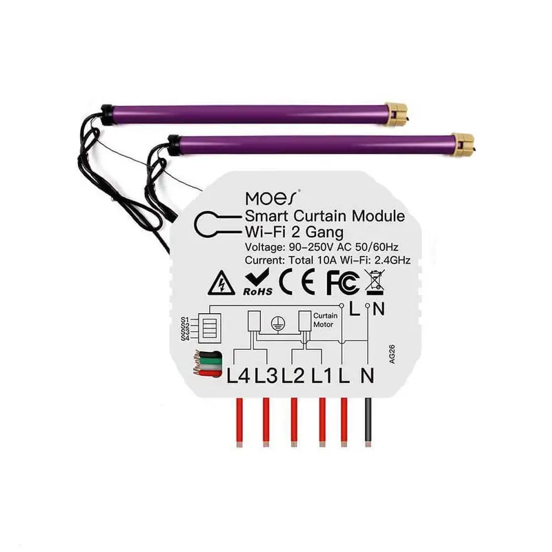 Dual-Output Smart Relay – Zigbee-Compatible Dry-Contact Module 1