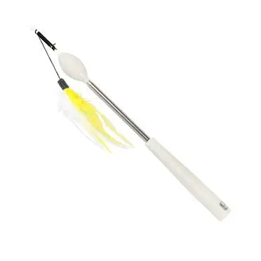 Duvo Cat Toy – Teaser Wand With Adjustable Feather & Bead 1