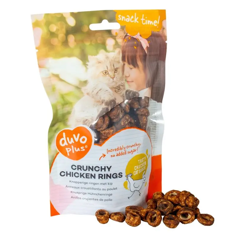 Duvo Chicken Jerky Cat Treats – 50G, All-Natural, No Artificial Additives Or Preservatives 1