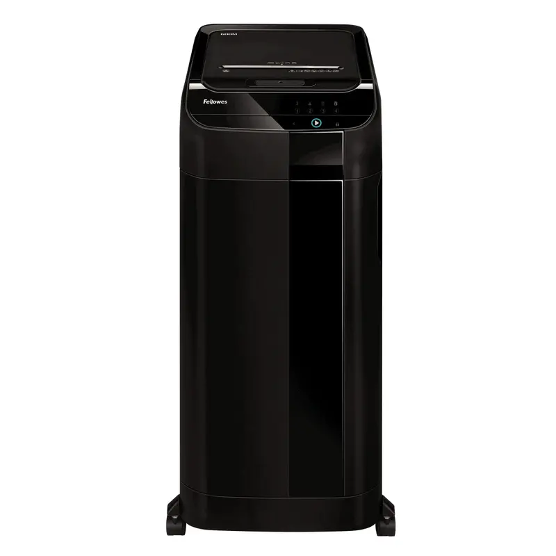 Fellowes 600M Automatic Shredder – Cross-Cut, 600-Sheet Capacity, Jam-Proof Design 1