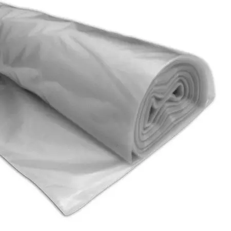 Heavy-Duty Temporary Polyethylene Sheeting – 250 Gauge, 4M × 25M Roll 1