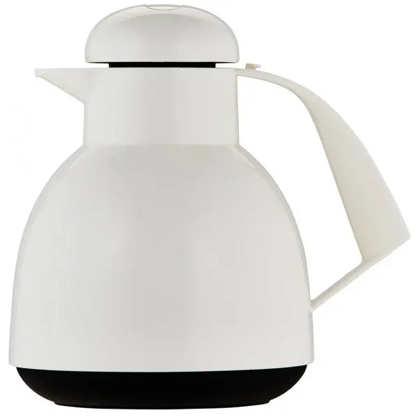 Helios Day-Push 1L Stainless Steel Flask – Soft Beige 1