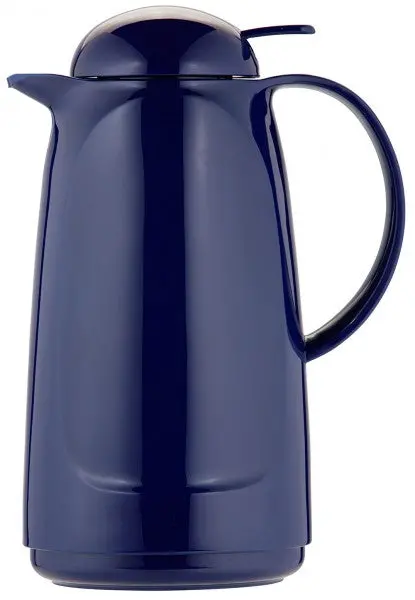 Helios Relax-Push 1L Insulated Thermos – Dark Blue Finish 1