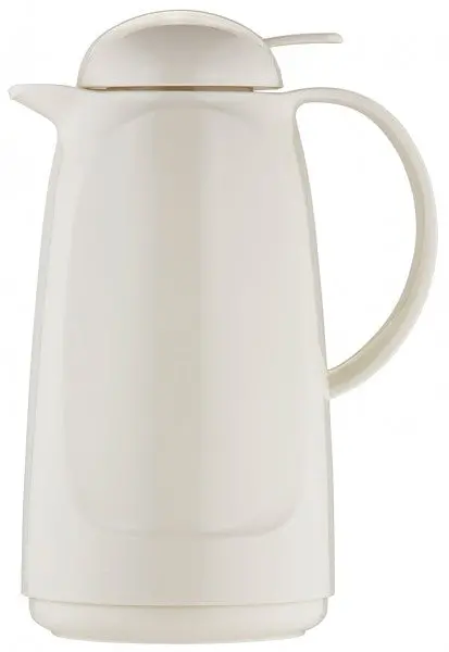 Helios Relax-Push 1L Thermal Bottle – Elegant Beige 1