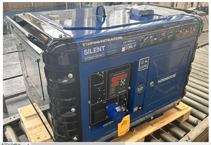 Hyundai Industrial Diesel Generator 6 Kva – Reliable Backup Power 1
