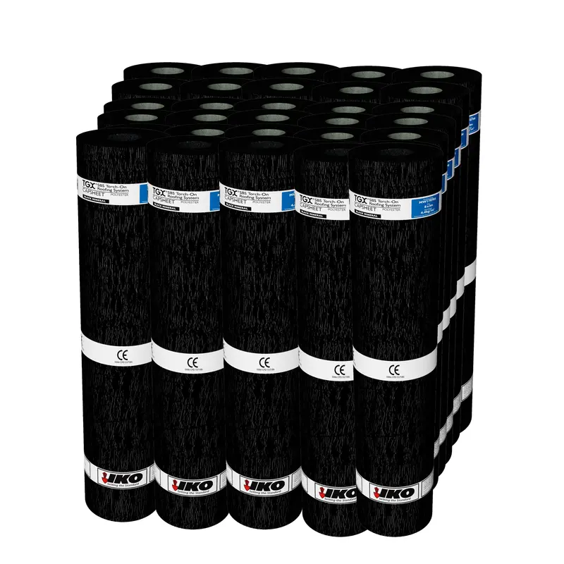 Iko Tgx Torch-On Black Mineral Cap Sheet – 8 M × 1 M (Pallet: 30 Rolls) 1