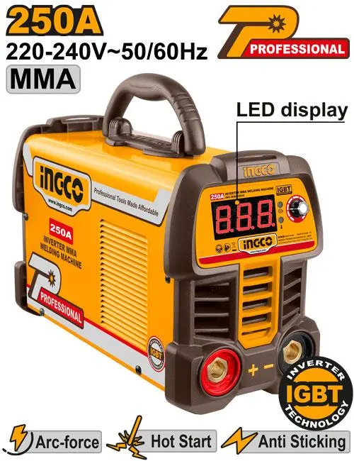 Ingco 250A Inverter Power Supply – Portable Dc-To-Ac Converter 1