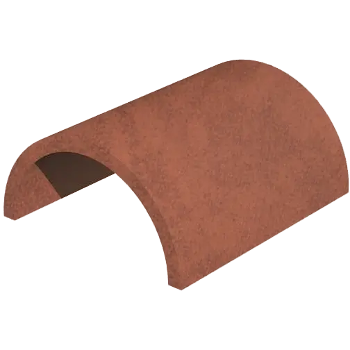 Keymer Handmade Clay Half-Round Ridge Tiles – 305Mm, Authentic Clay Finish 1