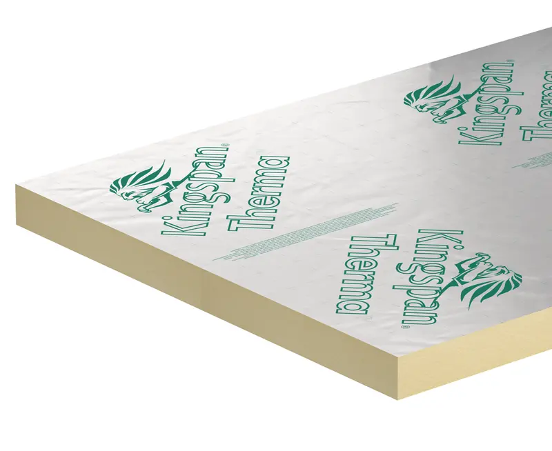 Kingspan Thermapitch Tp10 Rigid Pir Roof Insulation Board – 2400 X 1200Mm (Uncut, Standard Size) 1