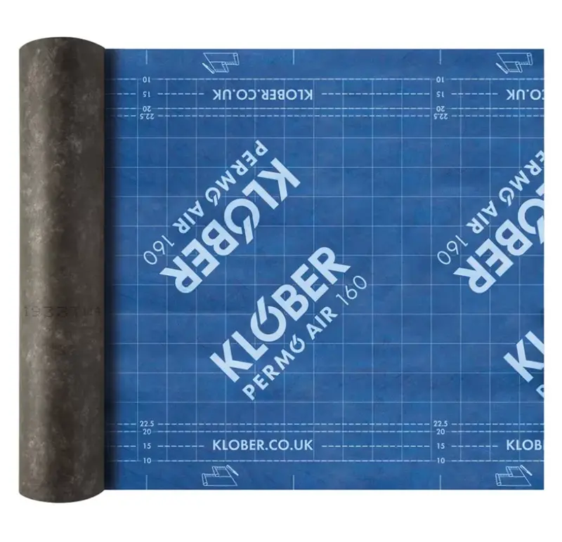 Klober Permo Air 160 High-Performance Breathable Roof Membrane – 1M × 50M Roll (50M²) 1