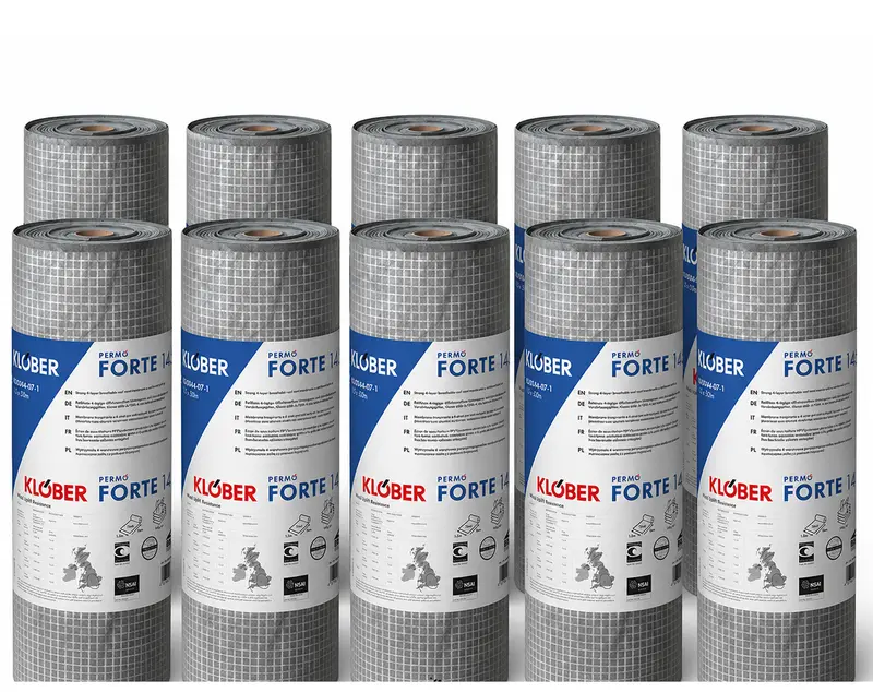 Klober Permo Forte 145 Breathable Roof Membrane – 1.5M × 50M (Pallet: 10 Rolls, 750M²) 1