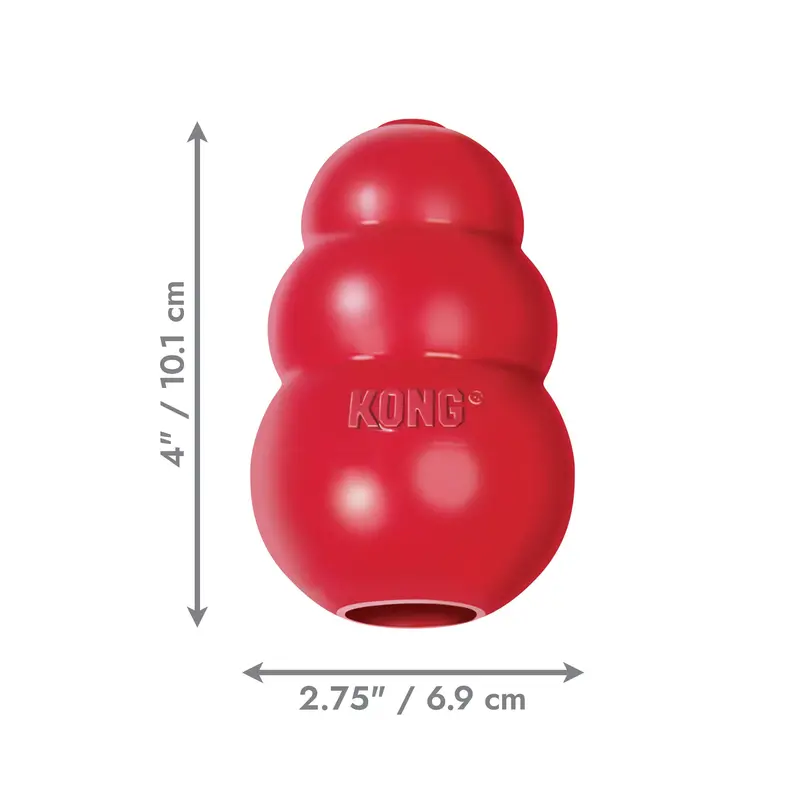 Kong Classic Dog Toy (Large) – Long-Lasting Rubber Chew With Unpredictable Bounce 1
