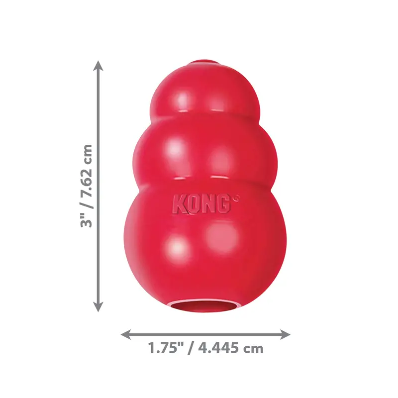 Kong Classic Dog Toy (Small) – Durable Rubber Chew For Moderate Chewers 1