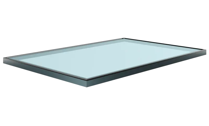 Korniche Blue Double-Glazed Flat Glass Rooflight (U-Value: 1.2 W/M²K) 1