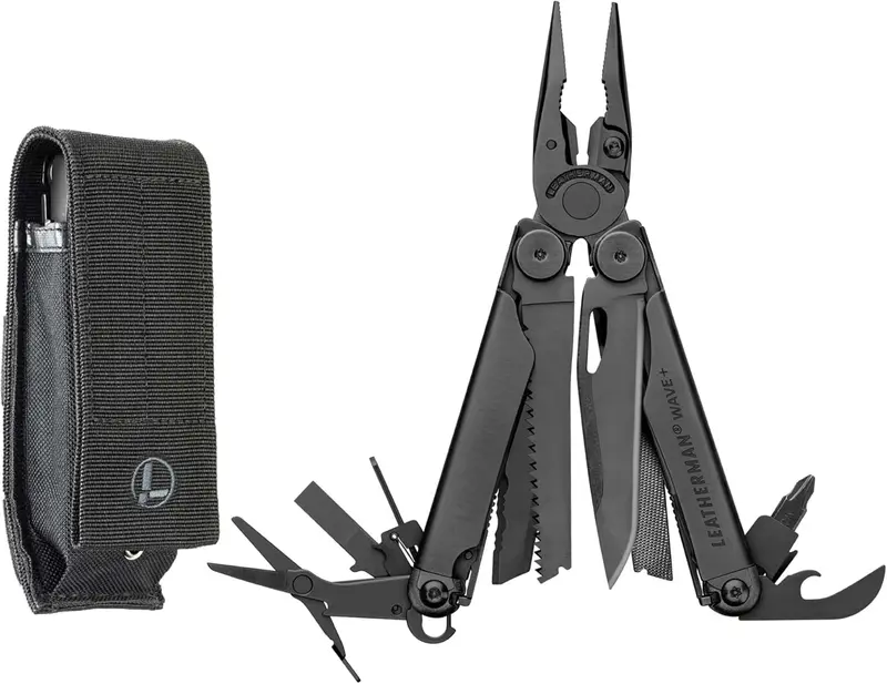 Leatherman Wave® Plus Black Multi-Tool – Stainless Steel Build 1