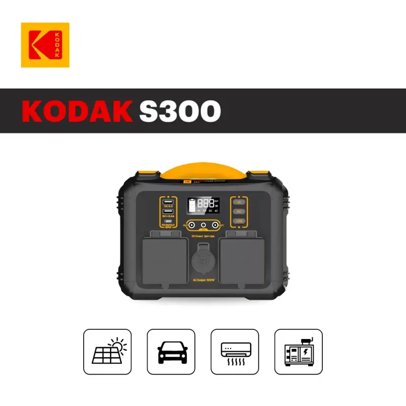Lightweight Solar Power Station – S300 Model, 300W Output, And 236.25Wh Battery Capacity 1