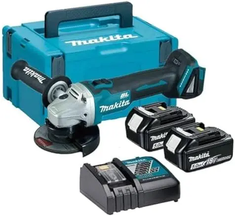 Makita Dga454Rtj 18V Cordless Angle Grinder – 115Mm, Brushless Motor 1