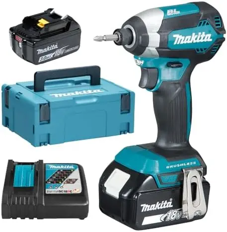 Makita Dtd153Rfj 18V Cordless Brad Nailer – Fast-Acting, Low-Vibration 1