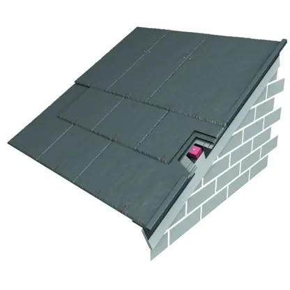 Marley Blue/Black Slate Effect Verge Trim – 3M Length (8 Per Pack) 1