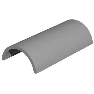Marley Concrete Half-Round Baby Ridge Tile – Classic Rounded Ridge Detail 1