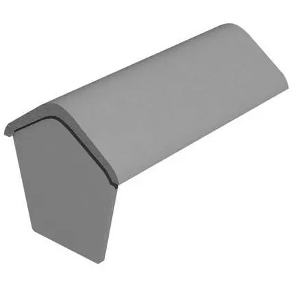 Marley Modern Concrete Stopend Ridge Tile – Sleek Contemporary Profile 1