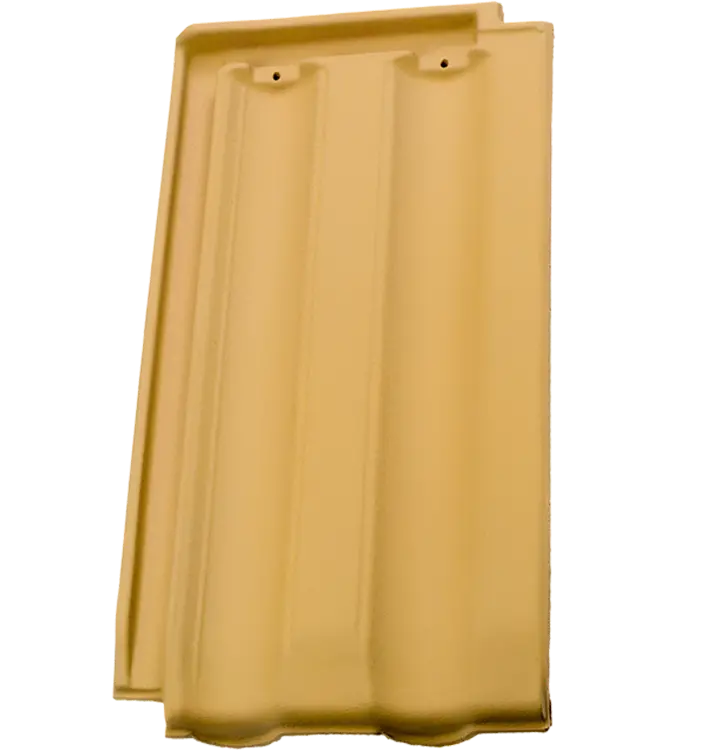 Marseille Ideal Clay Roof Tiles – Warm Ochre Hue | British Ceramics (288-Tile Pallet) 1
