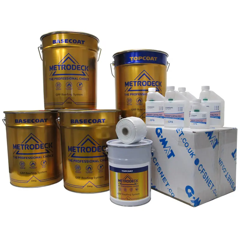 Metrodeck Grp Fibreglass Roofing Kit – 450Gsm Matting, Covers 40M² 1