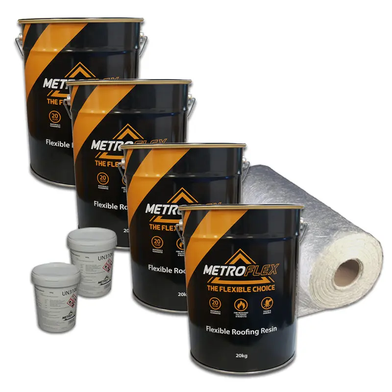 Metroflex Flexible Grp Roofing Kit (No Primer) – 28M² Coverage 1