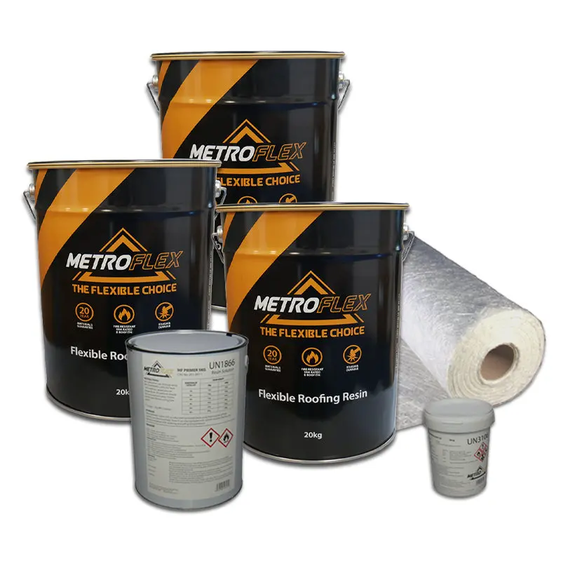 Metroflex Flexible Grp Roofing Kit With Primer – 21M² Coverage 1