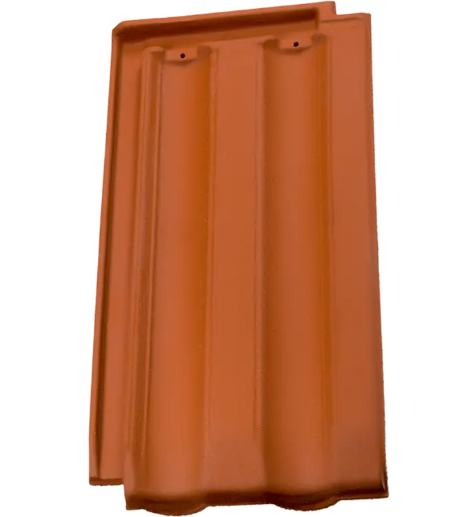 Natural Red Marseille Ideal Clay Roof Tiles – Rustic, Uncoated Appearance (288-Tile Pallet) 1