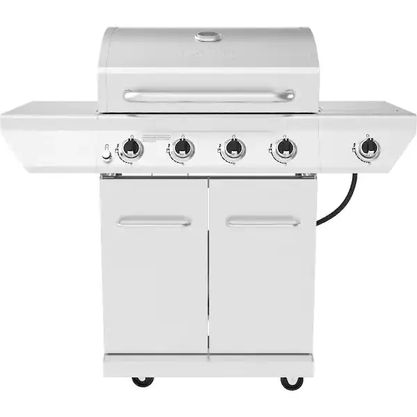 Nexgrill 4-Burner Stainless Steel Gas Grill – High-Output Propane Cooking Station 1