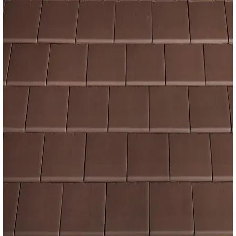 Planum Low-Pitch Clay Roof Tile – 10°, Warm Brown 1