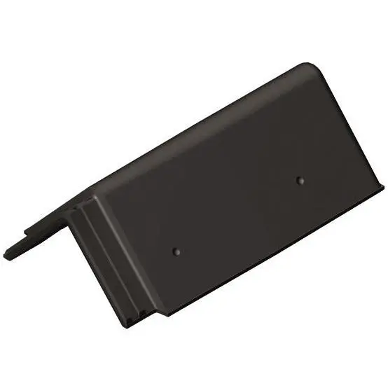 Planum Slate-Grey Clay 90° Plain Angle Ridge Tile – 450Mm 1