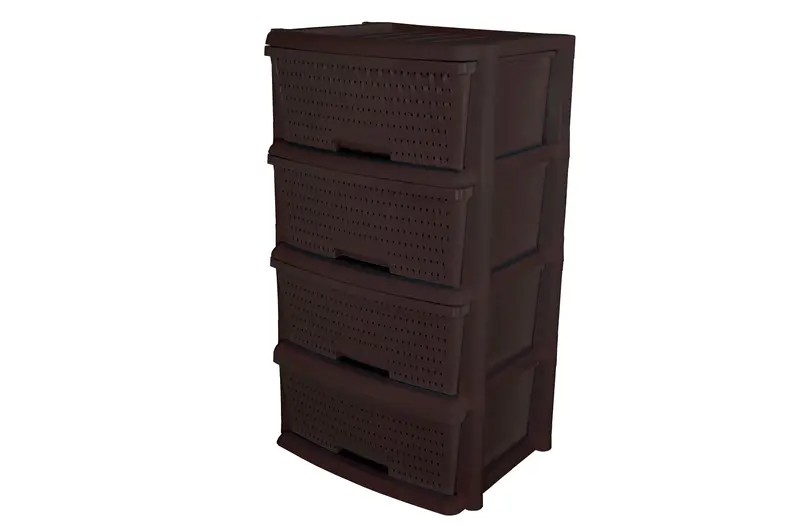Rattan Storage Basket – Ventilated Design For Linen & Towels 2
