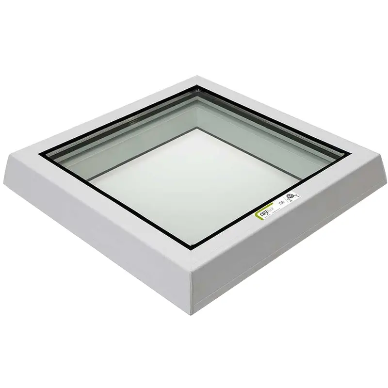 Raylux Flat Glass Rooflight Top Cover – White, Builder’S Upstand Fit 1