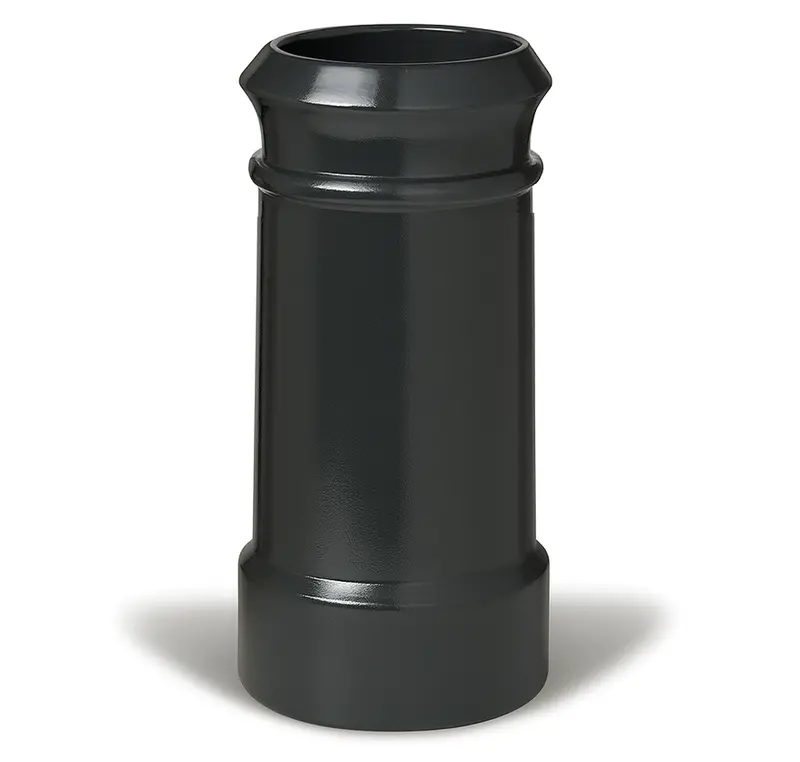 Redbank Black Cannon-Head Chimney Pot – 600Mm Height 1