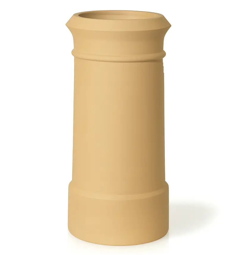 Redbank Buff Cannon Head Chimney Pot – 750Mm Height 1