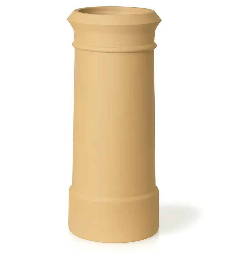 Redbank Buff Cannon Head Chimney Pot – 900Mm Height 1