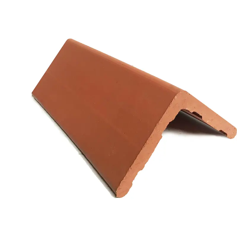 Redbank Clay Plain Angle Ridge Tile – 450Mm 1