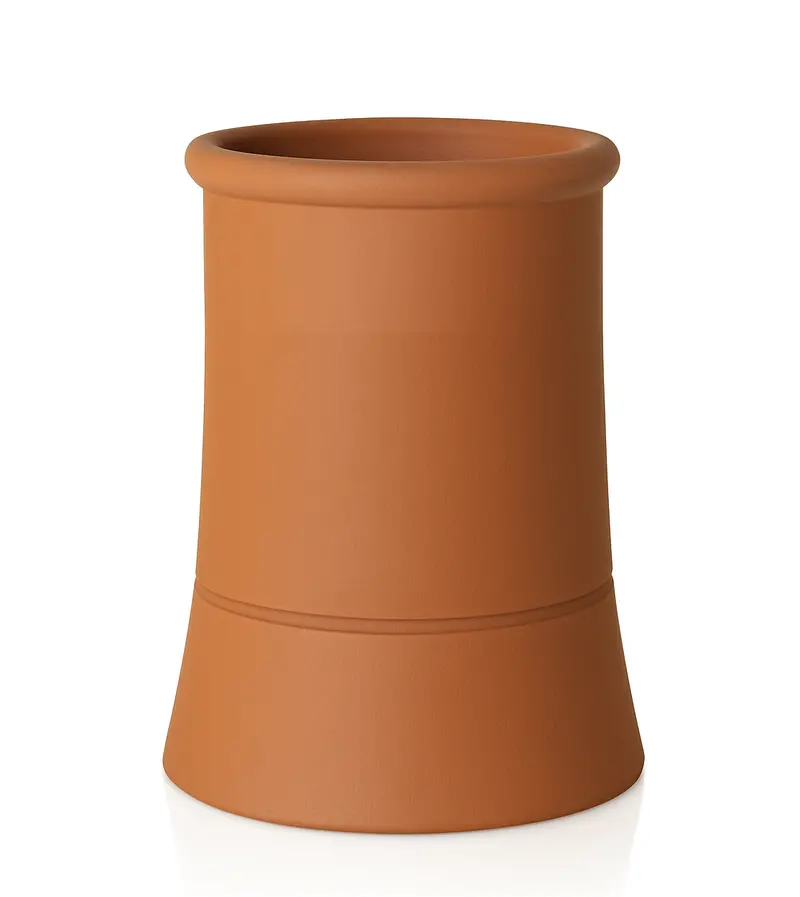 Redbank Red Roll Top Chimney Pot – 450Mm Height 1