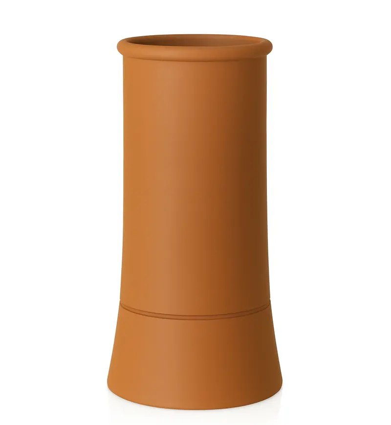 Redbank Red Roll Top Chimney Pot – 750Mm Height 1