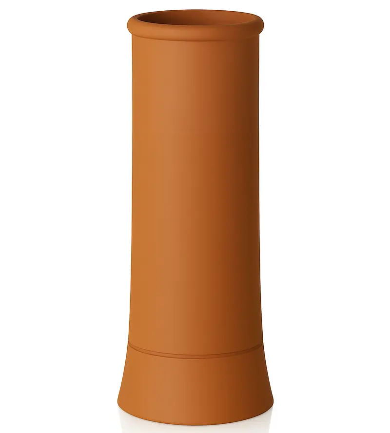 Redbank Red Roll Top Chimney Pot – 900Mm Height 1