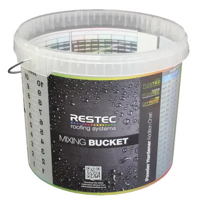 Res-Tec Flexitec 2020 10-Litre Graduated Mixing Bucket 1